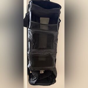 Solgaard The Carry-On Closet Hanging Travel Organizer Shore-Tex Black Patented